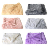 Fluffy Plush Dog Blanket Mat