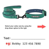 Personalized Dog Collars and Leash