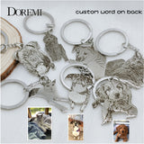 Stainless Personalized Pet Keychain