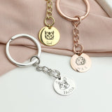 Pet Custom Keychain or Necklace Personalized