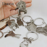 Stainless Personalized Pet Keychain