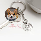 Pet Custom Keychain or Necklace Personalized