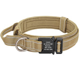 Personalized Tactical Dog Collar