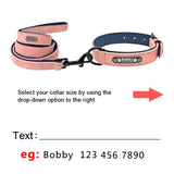 Personalized Dog Collars and Leash