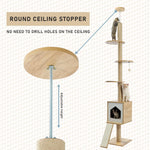 Floor-to-Ceiling Modern Cat Climbing Tower