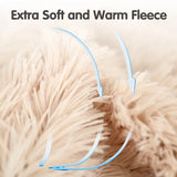 Fluffy Plush Dog Blanket Mat