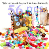 Cat Toys Mixed Pack-56 pcs