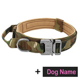 Tactical Large Dog Collar Personalized