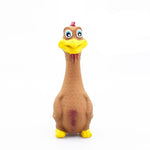 Screaming Chicken Toy Rubber Pig Duck Squeaky