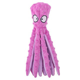 Plush Dog Octopus Squeak Toy