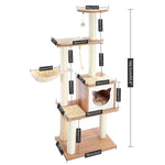 Wooden Modern Cat Tower