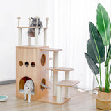 Wooden Modern Cat Tower