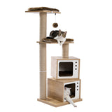 Wooden Modern Cat Tower