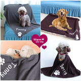 Fleece Dog Personalized  Blankets