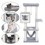 Wooden Modern Cat Tower