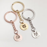 Pet Custom Keychain or Necklace Personalized
