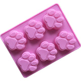 Silicone Baking Molds Dog Footprint