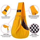 Pet carrying backpack sling