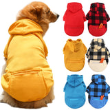 Large Dog Hoodies Winter Warm Sweater